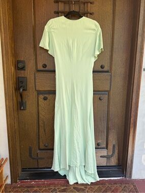 Victoria Beckham Pale Mint Green Maxi Dress Size  S
